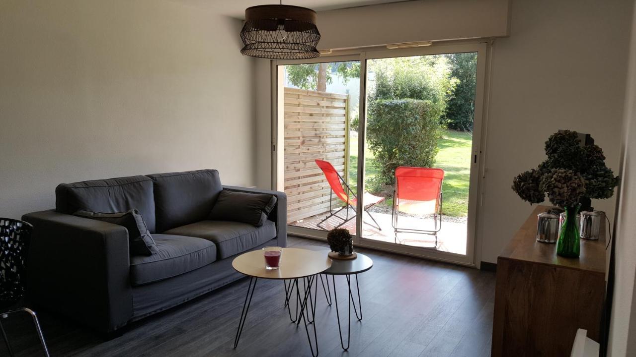 Charmant Studio Residence Avec Terrasse Jardin Au Centre De Vannes Exterior foto
